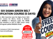 Free - Lean Six Sigma Green Belt Certification