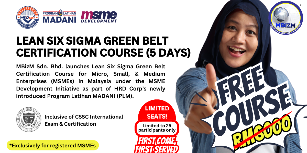 Free - Lean Six Sigma Green Belt Certification