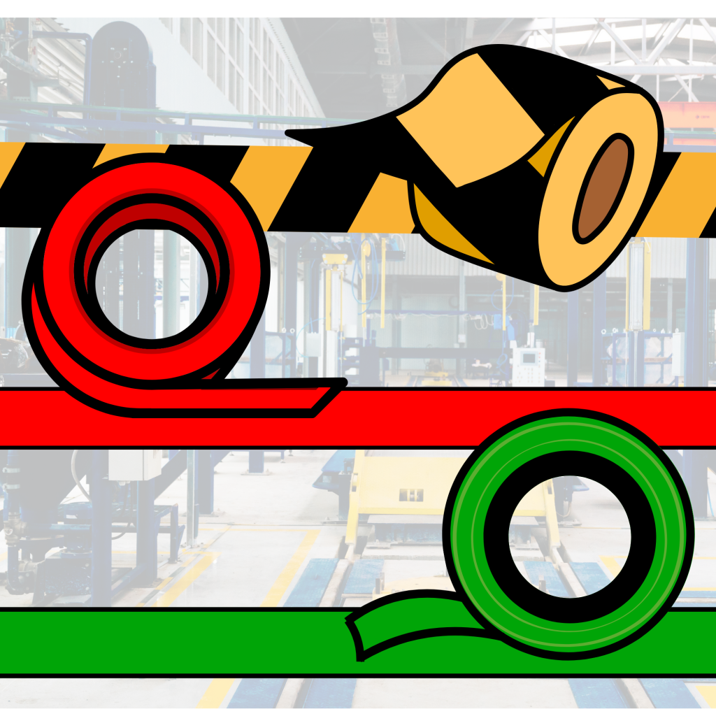 5S - Floor marking tape